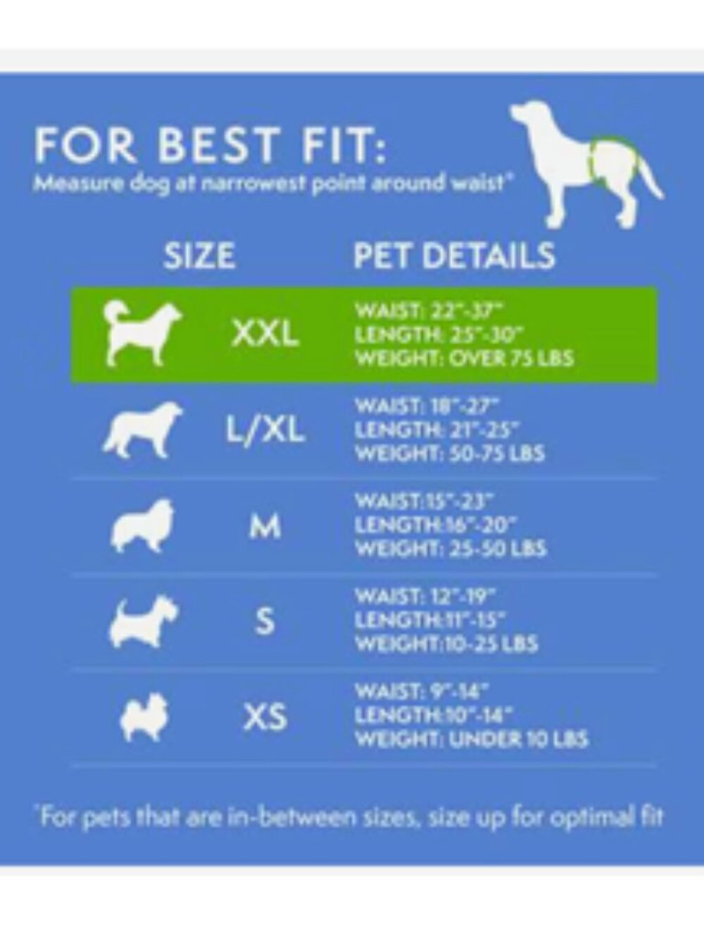 *NIP* Simple Solution Disposable Female Dog Diapers, XXL 22"- 37" waist, 30 Ct. - Picture 6 of 11